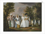 Free Women of Color with Their Children and Servants in a Landscape, 1770-1796 by Agostino Brunias