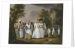 Free Women of Color with Their Children and Servants in a Landscape, 1770-1796 by Agostino Brunias