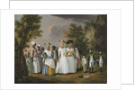Free Women of Color with Their Children and Servants in a Landscape, 1770-1796 by Agostino Brunias