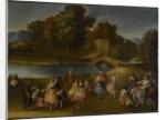 A Merry Company on the Banks of the Rímac River, 1785-1800 by Lima School