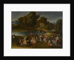 A Merry Company on the Banks of the Rímac River, 1785-1800 by Lima School