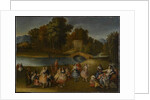 A Merry Company on the Banks of the Rímac River, 1785-1800 by Lima School
