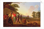 Shooting for the Beef, 1850 by George Caleb Bingham