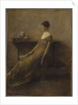 Lady in Gold, c.1912 by Thomas Wilmer Dewing