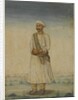 Portrait of a man by Indian School