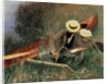 Paul Helleu Sketching his Wife, 1889 by John Singer Sargent