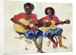 Fijian Guitar Duo, 1985 by Ted Blackall