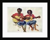 Fijian Guitar Duo, 1985 by Ted Blackall