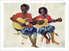 Fijian Guitar Duo, 1985 by Ted Blackall