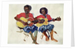 Fijian Guitar Duo, 1985 by Ted Blackall