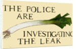 The police are investigating the leak by Sarah Thompson-Engels