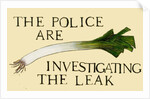 The police are investigating the leak by Sarah Thompson-Engels