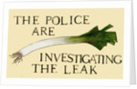 The police are investigating the leak by Sarah Thompson-Engels