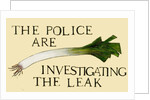 The police are investigating the leak by Sarah Thompson-Engels