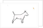 Bull terrier, 2018 by Sarah Thompson-Engels