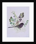 Birdy with leaves by Sarah Thompson-Engels