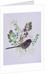 Birdy with leaves by Sarah Thompson-Engels