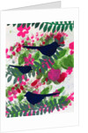 Three blackbirds, 2018 by Sarah Thompson-Engels
