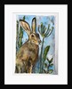 Hare with seed heads, 2019 by Sarah Thompson-Engels
