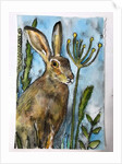 Hare with seed heads, 2019 by Sarah Thompson-Engels