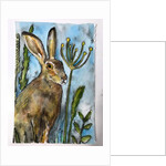 Hare with seed heads, 2019 by Sarah Thompson-Engels