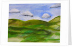 Green hills, 2019 by Sarah Thompson-Engels