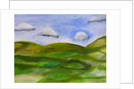 Green hills, 2019 by Sarah Thompson-Engels