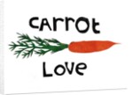 Carrot love, 2019 by Sarah Thompson-Engels