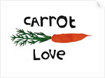 Carrot love, 2019 by Sarah Thompson-Engels