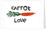 Carrot love, 2019 by Sarah Thompson-Engels