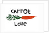 Carrot love, 2019 by Sarah Thompson-Engels
