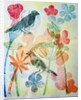 Two birds and flowers,2019 by Sarah Thompson-Engels