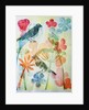 Two birds and flowers,2019 by Sarah Thompson-Engels
