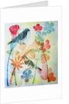 Two birds and flowers,2019 by Sarah Thompson-Engels