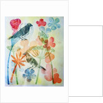 Two birds and flowers,2019 by Sarah Thompson-Engels