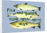 Fish & guests ,2018 by Sarah Thompson-Engels