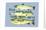 Fish & guests ,2018 by Sarah Thompson-Engels