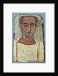 Mummy portrait of a man, c.250-300 AD by Roman Period Egyptian