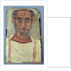Mummy portrait of a man, c.250-300 AD by Roman Period Egyptian