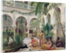 The Court of the Harem, 19th century by Albert Girard