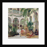 The Court of the Harem, 19th century by Albert Girard