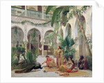 The Court of the Harem, 19th century by Albert Girard