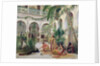 The Court of the Harem, 19th century by Albert Girard