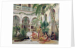 The Court of the Harem, 19th century by Albert Girard