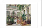 The Court of the Harem, 19th century by Albert Girard