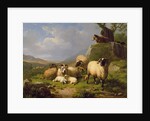 Sheep in a Landscape, 1863 by Eugene Joseph Verboeckhoven