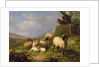 Sheep in a Landscape, 1863 by Eugene Joseph Verboeckhoven
