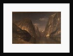 Up the Sogne Fjord, near Gudangen, 1876 by Adelsteen Normann