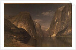 Up the Sogne Fjord, near Gudangen, 1876 by Adelsteen Normann