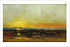 Sunset on the Sea Coast by Charles Francois Daubigny